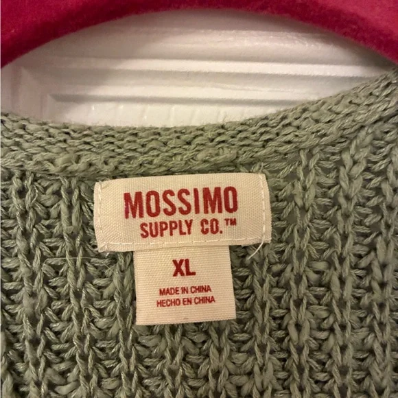 Mossimo Supply Co. Olive Cardigan Sweater - Picture 2 of 3